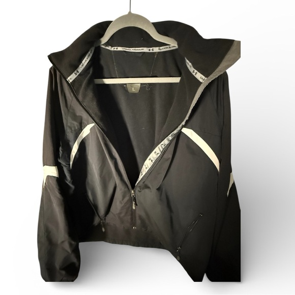 Vintage Y2K Under Armour fleece lined track sports jacket - L - Picture 3 of 12